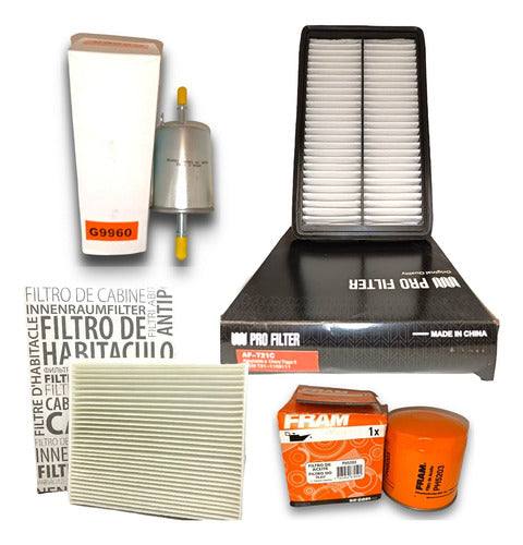 Kit 4 Filtros Chery Tiggo 5 2.0 2016 2017 2018 2019 2020 0