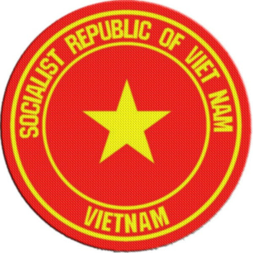 Parche Escudo Circular Vietnam M01 0