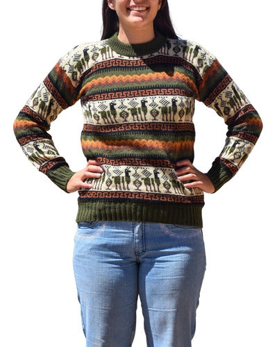 Norteña Deco Unisex Alpaca Wool Sweater 0