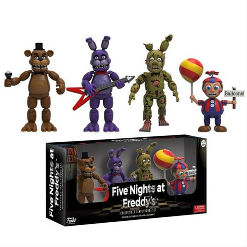 Fnaf Set Mini Figuras Colección En Caja Springtrap Ballon Bo 1