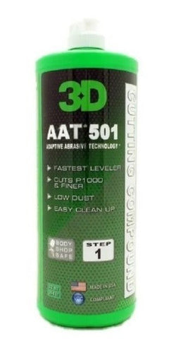 3D AAT Rubbing Compound Premium Cutting Paste 1 L 0