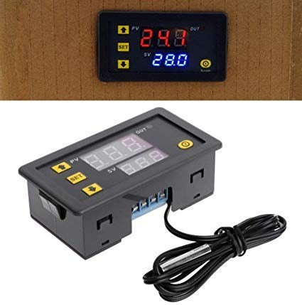 Candy-Ho Digital Programmable Thermostat W3230 / -55 to 120°C 12V 1