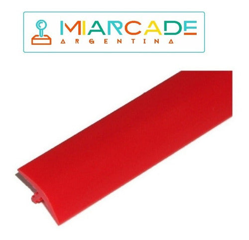 8mts Tapacanto Para Arcade T-molding Rojo Miarcade Argentina 1