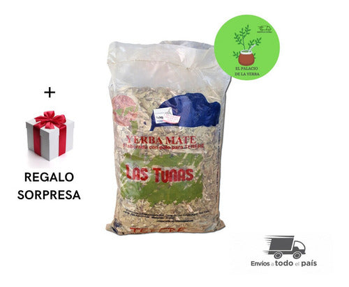 Las Tunas Yerba Mate Canchada 500g X 10u + Gift 0