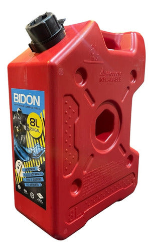 RO-AN 8 Liters Approved Fuel Can for Gasoline and Diesel with Spout 0