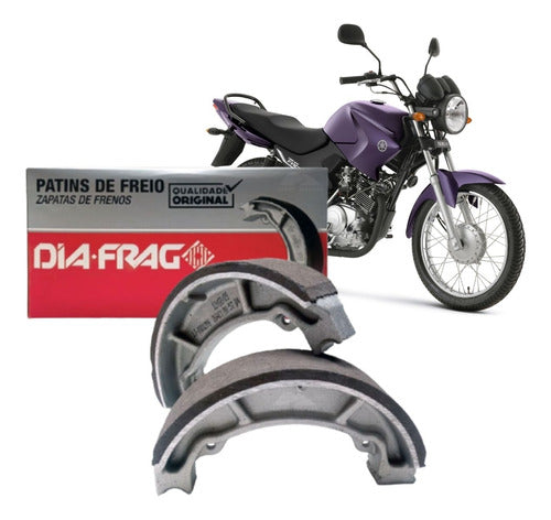 Patim Lona De Freio Traseiro Diafrag Std Yamaha Factor 125 0