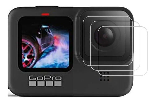 Vidrio Templado Protector De Lente Para Gopro Hero 9 Black 0