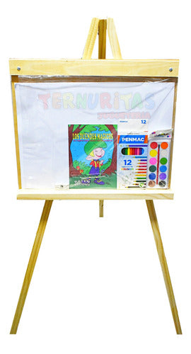 Set Cuentos Atril Artistico Pintura Dibujo Infantil Mc Full 0