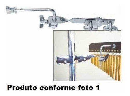 Suporte Com Clamp  Fixar Carrilhão Pedestal Torelli Ta 428 0