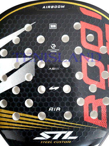 Steel Custom Air Boom Padel Racket - N D G 2