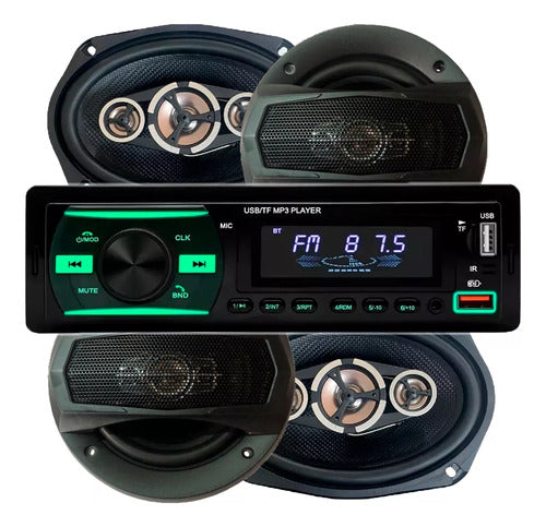 Infinity Tech Stereo 920D + 6.5-Inch Speakers + 6x9 Speakers Combo 0