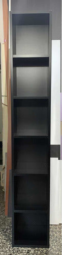 Promotional 6-Shelf Melamine Bookshelf 183x30x25cm Furniture 3