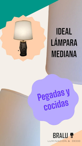 Lamp Shade for Floor or Table Lamp E27 Mendizabal 25x35x25 3