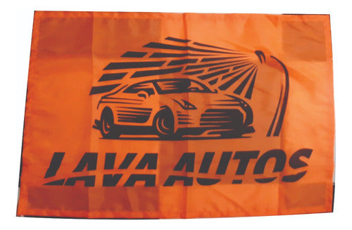 Bandera Chica Para Lavadero De Auto 1