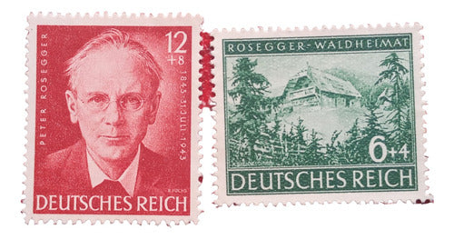Germany Reich Stamps Mint 1943 Yvert 773 To 774 0