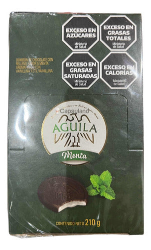 Aguila Oferta! Caja 15 Bombones Chocolate Relleno Menta 210g 2