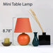 Simple Designs Home LT2008-ORG Mini Globe Table Lamp 1