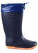 Nautical Rain Boots with Adjustable Laces - Size 39/40 2