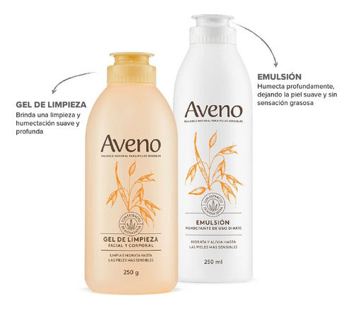 Aveno Combo Basic Facial and Body Care for Sensitive Skin 1