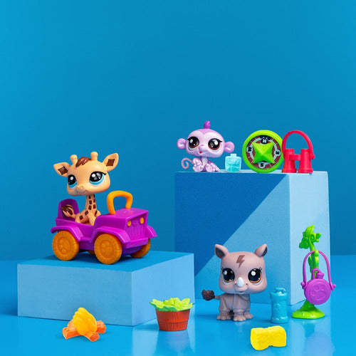 Hasbro Littlest Pet Shop Set 3 Fig En La Selva + Tarjeta Int 00524 2