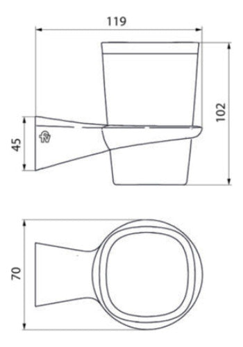 FV Epuyén Towel Rack, Soap Dish, Toothbrush Holder Accessory Kit 2