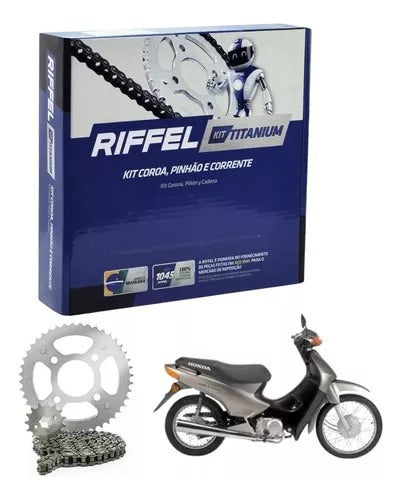 Riffel Transmission Honda Biz 100 / 105 Pignon Crown Chain 0