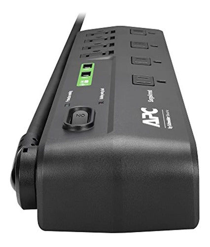 Apc 8-oultet Surge Protector 2630 Joules Con Puertos De Carg 2