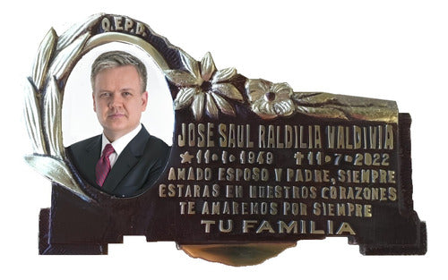 andresdav77 Bronze Plaque for Cemetery Memorial 26x18 0