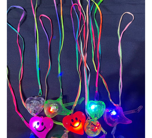 Special LED Neon Combo: 40 Pendants, 40 Rings, 40 Glasses 1