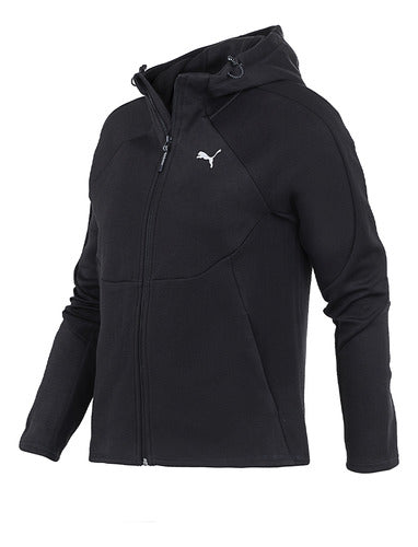 Puma Evostripe Women's Black Hooded Jacket - Training Model 0