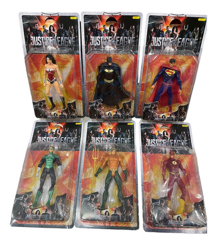 Generic Combo X6 Justice League Action Figures: Green Lantern, Flash, Aquaman 0