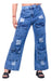 Women's Wide Leg Cargo Jeans High-Rise Wide Cut Pants 6