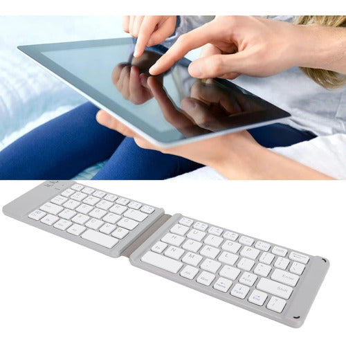 Teclado Plegable Inalambrico Bluetooth Español Portatil 7