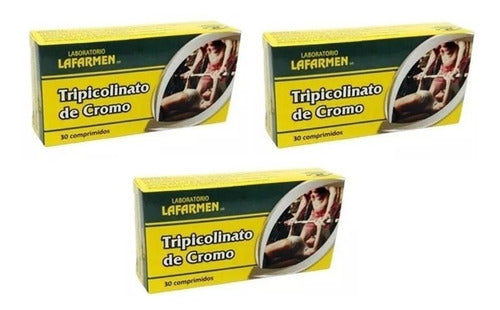 Lafarmen Tripicolinate Chromium Helps Tone Muscles x3 0