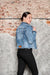 CENITHO JEANS Stretch Jacket With Rips Sizes 36-46 Cj5 4