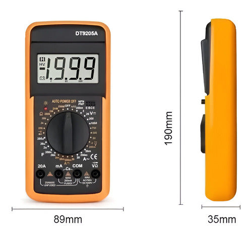 Generic Digital Professional Multimeter Capacimeter Tester 5