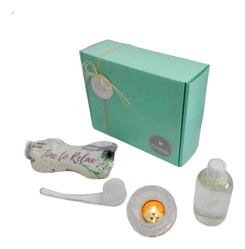 **Relaxation Gift Set – Jasmine Aroma Zen Spa Kit N41 Enjoy It** - Set Box Relax Regalo Aroma Jazmín Kit Zen Spa N41 Disfrutalo