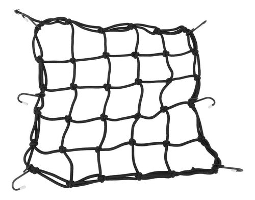 Everest Elastic Net with Hooks for Securing Luggage/Helmet 30x30cm 1