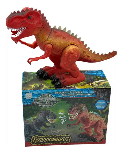 Battery-Powered Dinosaur with Light, Sound, and Walking Motion - Perfect Gift 1