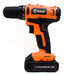 Toyaki 18V Cordless Drill with 2 Batteries 10mm 2 Speeds 6