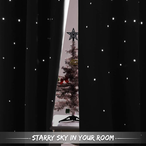 Nicetown Twinkle Curtains For Kids Inspired By The Sky 1