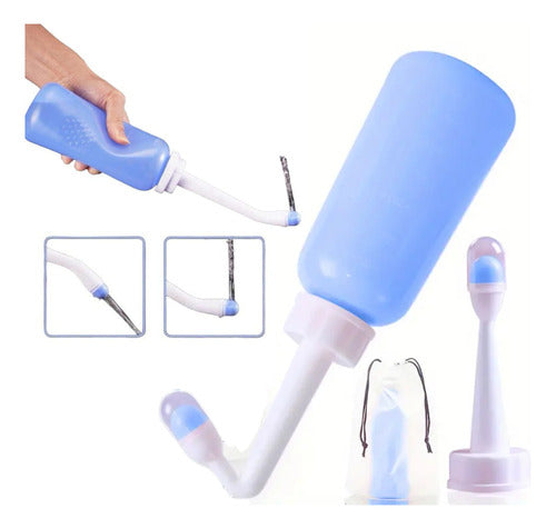 Morbos Ducha De Limpieza Anal Enema Grande Recargable St Easy Clean 0