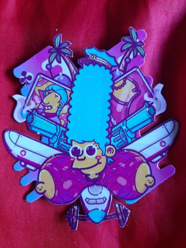 La Colmena De Los Zanganos Pack Of Simpsons Magnets X 5 Units 2