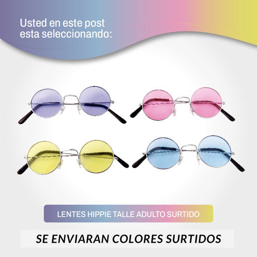 Hippie Lennon Glasses Party Round Sunglasses x20 5