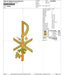 Embroidery Design: Chi-Rho / Constantinian Cross 1