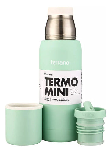 Terrano Termo Acero Inoxidable Terrano 500 Ml Mini Chico Premium 5