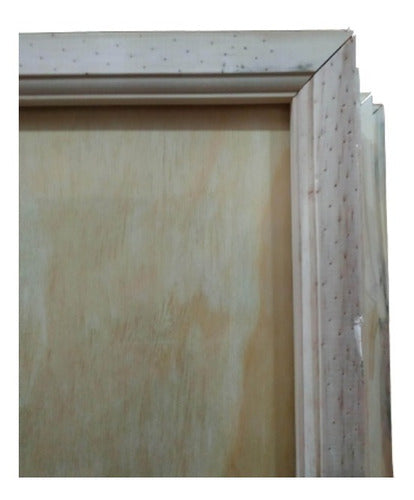 Herfasa Aberturas Solid Wood Panel Door 80 X 2.05 Left with Frame 2