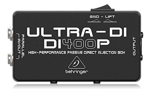 Behringer Ultra-DI DI400P High-Performance Passive DI-Box 0