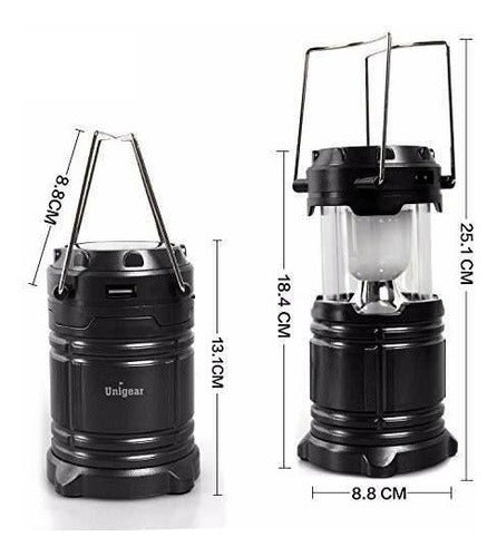 Trotamundos Solar Rechargeable Lantern with USB - Ideal for Camping and Hiking 4