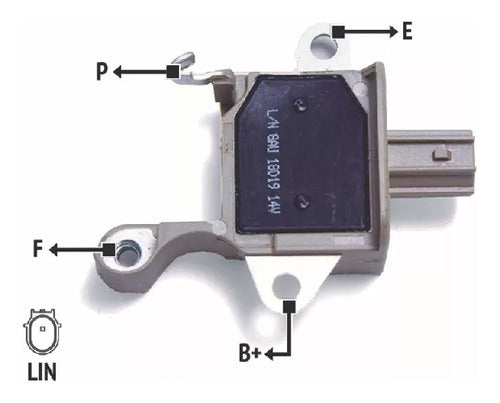 Nosso Voltage Regulator for Honda Civic CRV 1 Pin 1